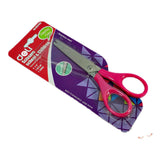 Deli Scissors with 50mm scale W37452 - Stainless Steel , School Use, RED, 138mm