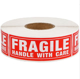 Fragile Label Roll - Self-adhesive, 76 x 25mm, 500 Labels/roll