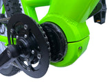 Mid-Drive Step-Through E-Bike - 27.5", 48V 500W motor, 460.8Wh LG Battery, Green