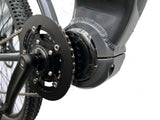 Mid-Drive Electric Mountain Bike - 29", 48V 500W motor, 624Wh LG Battery, Grey