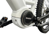 Mid-Drive Step-Through E-Bike - 27.5", 48V 500w motor, 460.8Wh LG Battery, White