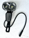 E-Bike Front Light - 36V/48V compatible, 2 x 10 Lux LEDs