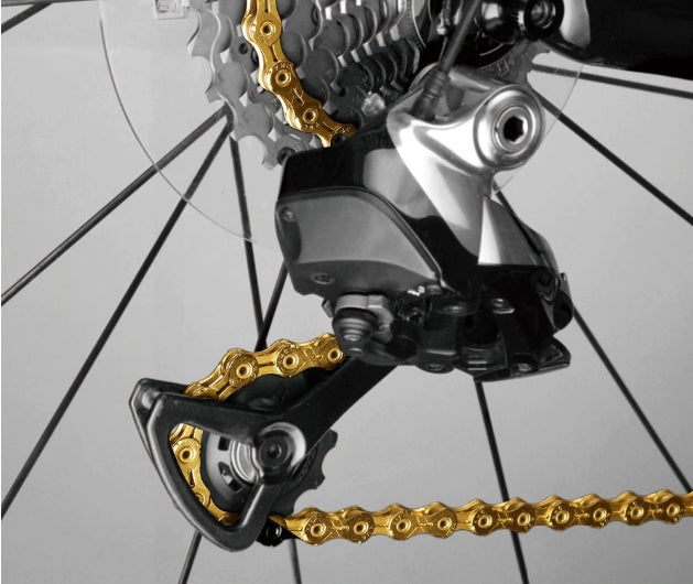 Bike Chain KMC X10SL 10 SPEED CHAIN – Gold, racing grade