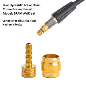LeBycle Hydraulic Brake Hose Connector Insert Olive Set - for SRAM AVID brake