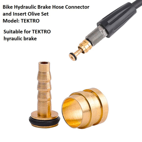 LeBycle Hydraulic Brake Hose Connector Insert Olive Set - for TEKTRO brake