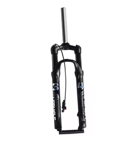 MTB Bike Fork - 26", Spring Suspension Oil Rebound, Wired Remote, 10cm Travel