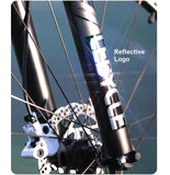 MTB Bike Fork - 27.5", Spring Suspension Oil Rebound, Wired Remote, 10cm Travel