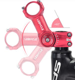 Bicycle Handlebar Stem Riser- Adjustable +/- 60 degree, 31.8x110mm, Black