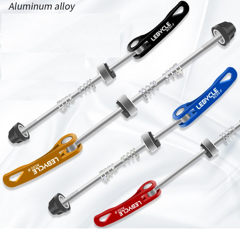Cycling Wheels Locking, Aluminum Alloy Road Bike Anti Theft Quick Release Skewers Wheels Locking Cycling Wheels Locking, Aluminum Alloy Road Bike Anti Theft Quick Release Skewers Wheels Locking