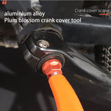 Lebycle Bicycle crank arm screw cap remover - for Shimano HollowTech