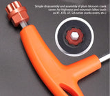 Lebycle Bicycle crank arm screw cap remover - for Shimano HollowTech