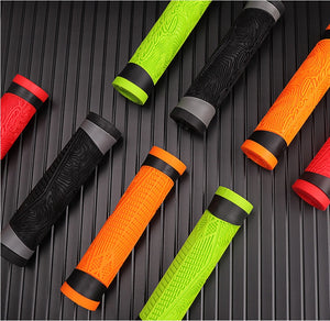 LeBycle Bike Handlebar Grips - Silicone, Soft, Anti-slip, black