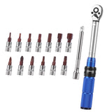 LeBycle Bike Torque Wrench Set Hex Tool Set - 2-24Nm,  15pcs, professional