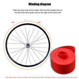 Bike Bicycle Tire Liner MTB Road Bike Inner Tube Tyre Pad - 27.5" x 18mm, 2 pcs