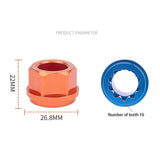 Lebycle Bicycle Pedal Axle Spindle Removal Tool for Shimano Bike Lock Pedal