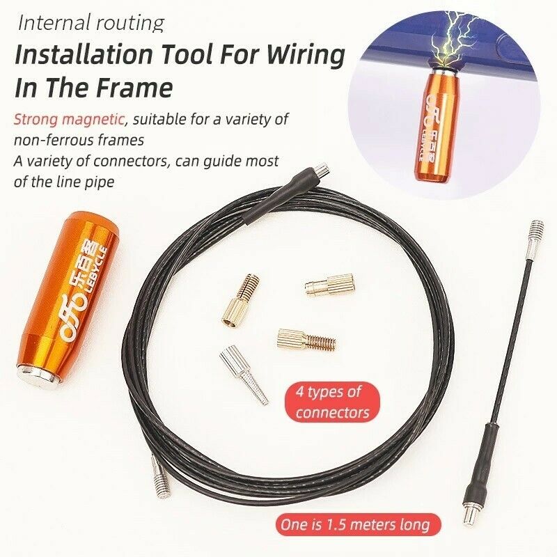 Internal Cable Routing Magnetic Kit For Bicycle Hose Gear Brake Cable ...