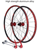 Mountain Bike Wheel Set - 29", Quick release, Front 2 Rear 5 Bearings, Aluminum