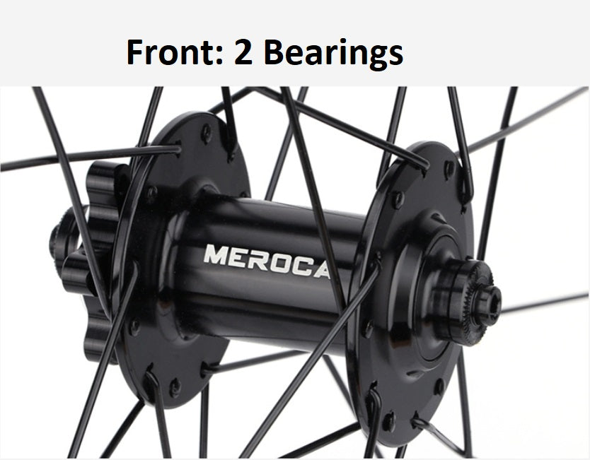 Mountain Bike Wheel Set - 27.5, Quick release, Front 2 Rear 5 Bearings ...