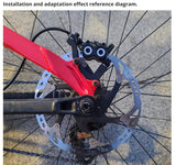 MEROCA Brake Disc Caliper Adapter - Type 3 A-A, F180 R180, aluminum alloy