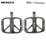Bicycle Pedals - MEROCA RX3, 3 bearings, Aluminum Alloy, high quality