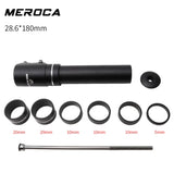 MEROCA Bicycle Fork Stem Extender Handlebar Risers - 28.6mm x 210mm