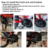 Mid-Drive E-Bike KIT - High Torque 48V Motor 90Nm, 13Ah LG Battery, Throttle