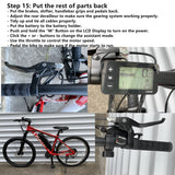Mid-Drive E-Bike KIT - High Torque 48V Motor 90Nm, 13Ah LG Battery, Throttle