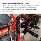 Mid-Drive E-Bike KIT - High Torque 48V Motor 90Nm, 13Ah LG Battery, Throttle