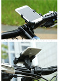 Bike phone Holder - 24~38 mm Handlebar Mounted , Aluminum, for 60~100mm W phone