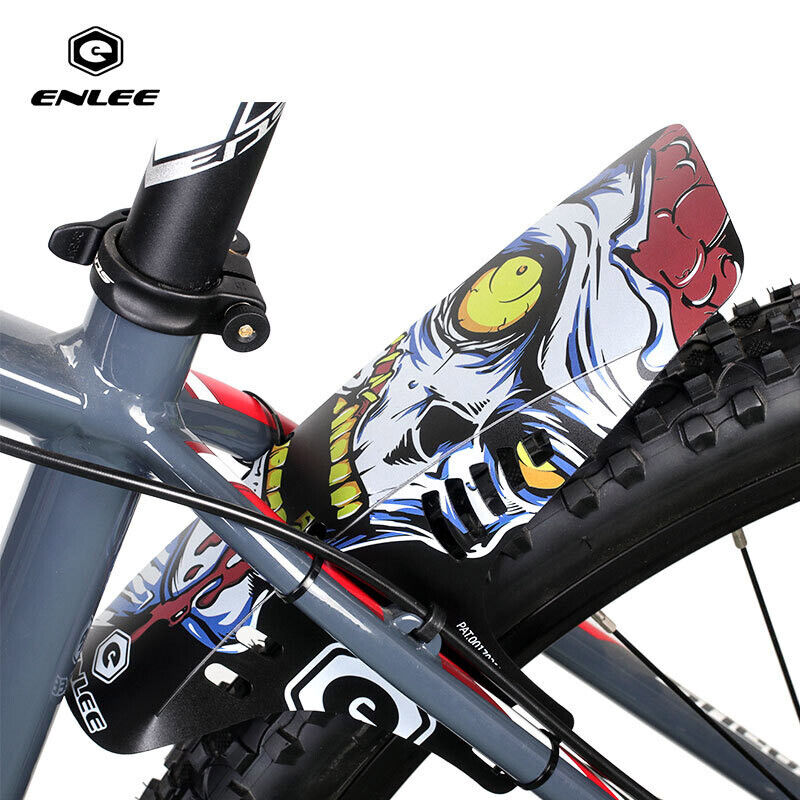 Bike Bicycle Mudguard Universal Enlee for the front and rear wheel Green Eden E Bikes