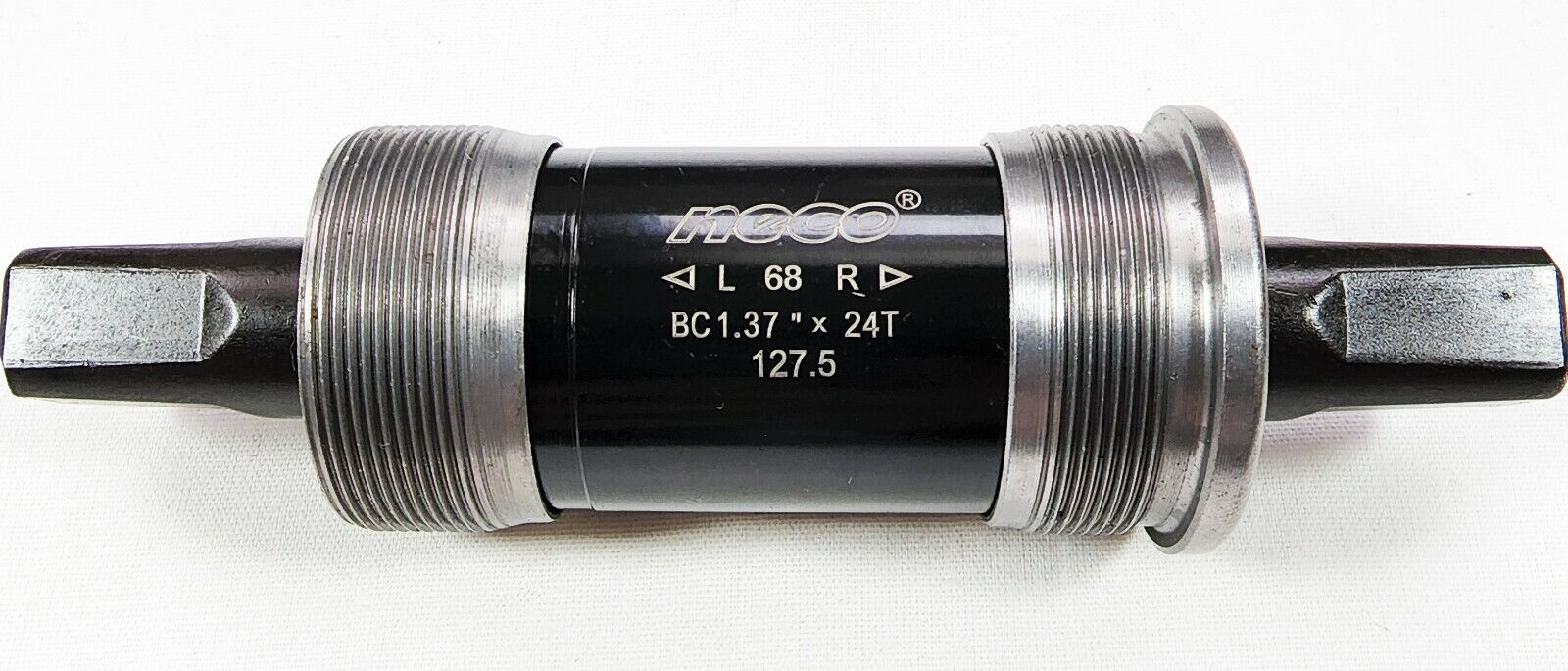 Bicycle Bottom Bracket Neco B910 68 73mm BC1.37 24T 124.5mm