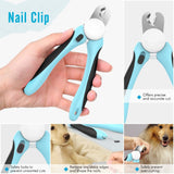 Pet Grooming Tools Kit, Professional Dog Grooming Kit (5pcs), Light Blue