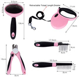 Dog Grooming Tool Kits, Pink