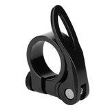 Bike Seat Post Clamp - Quick Release, Ø31.8mm, Black, for 27.2 ~ 31.8mm Seatpost