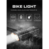 Bicycle Front Light GIYO - 360 Degree Rotary, 2 x T6 LEDs, 1600Lm