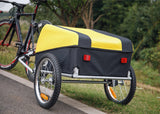 Bike Trailer - Foldable,  Luggage Carrier, Pet Trailer, Grey