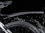 Bike Bicycle Mudguards - Quality, Front (Fork mounted) + Rear (Seatpost mounted)