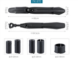 Bike Bicycle Mudguards - Quality, Front (Fork mounted) + Rear (Seatpost mounted)