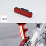 Bicycle Tail Light AQY-0107 - Bright COB LED, Rechargeable, Red