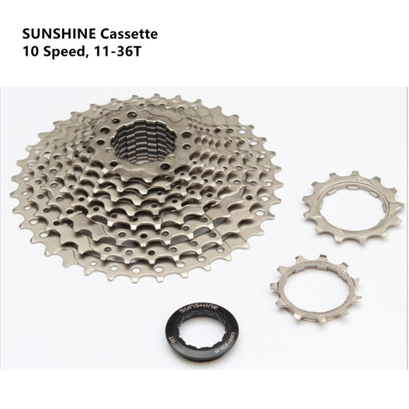 Cycle Cassette - Sunshine,  MTB 10 Speed, 11-36T