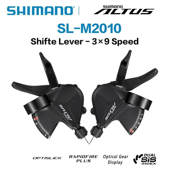Trigger Shifter Levers Rapid fire Right Left - Shimano Altus SL-M2010 3x9 Speed