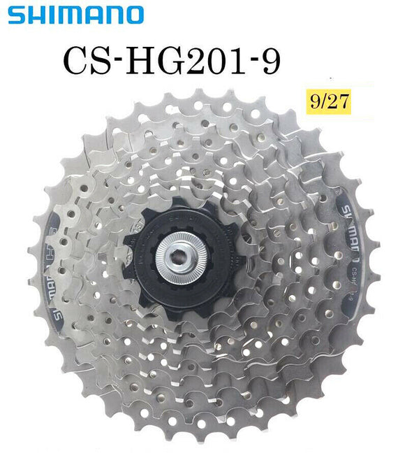 Cassette Shimano 10v Cassette Shimano CS-HG201 De 9 Velocidades, Relación 11-36 Dientes - Pieza De Recambio Para Transmisión De Bicicleta Piñones 11-36 Dientes Cassette Shimano 10v Cassette Shimano CS-HG201 De 9 Velocidades, Relación 11-36 Dientes - Pieza De Recambio Para Transmisión De Bicicleta Piñones 11-36 Dientes