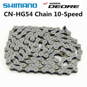 Shimano Bike Chain - Deore CN-HG54, 10 Speeds, 116 Links, Silver grey