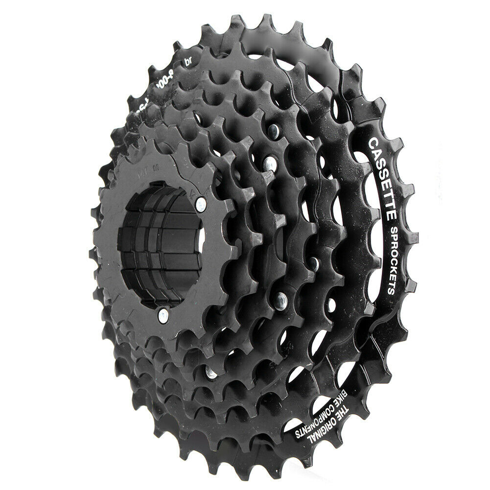 Cassette Shimano CS-HG200-8, 8 Vitesses, 12-32 Dents, Noire, Pour VTT