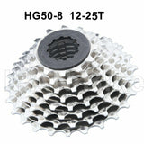 Cycle Cassette - Shimano Claris HG50-8, 8 Speed, 12-25T, 1 year warranty