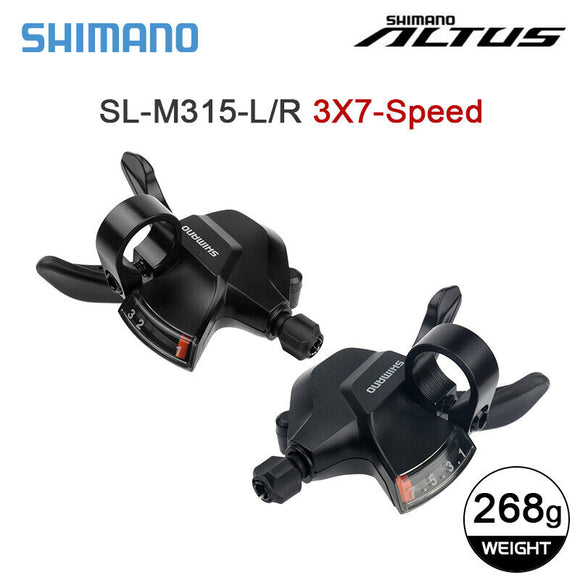 Trigger Shifter Levers Rapid fire Right & Left - Shimano Altus SL-M315 3x7 Speed