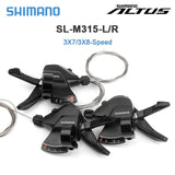 Trigger Shifter Levers Rapid fire Right & Left - Shimano Altus SL-M315 3x8 Speed