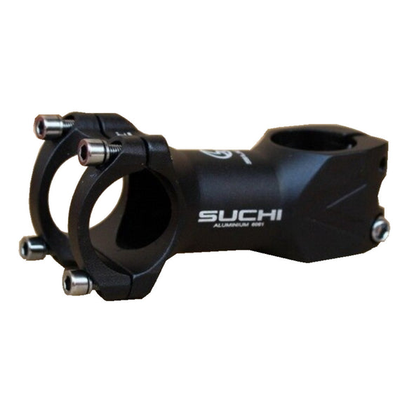 Bicycle Handlebar Stem Suchi - 80mm L, Ø31.8mm, 7 degree, black, Aluminum