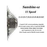 Cycle Cassette - Sunshine,  MTB 11 Speed, 11-36T
