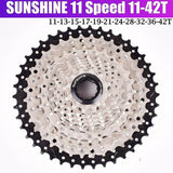 Cycle Cassette - Sunshine,  MTB 11 Speed, 11-42T
